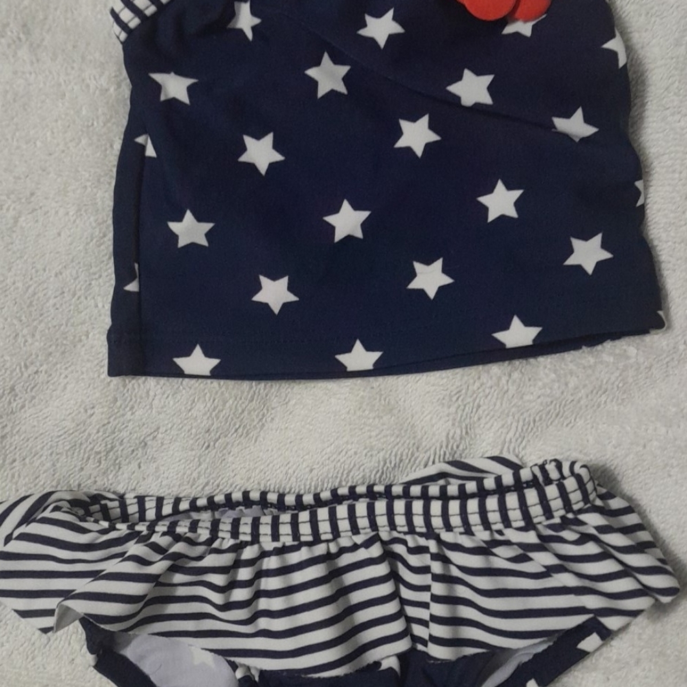Carter's Blue and White Diaper Covers